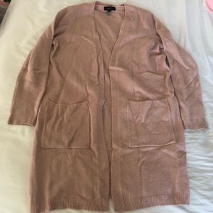Forever 21 1x pastel pink cardigan